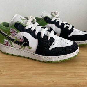 Nike Air Jordan 1 Low Limited Edition Flower Embroidery